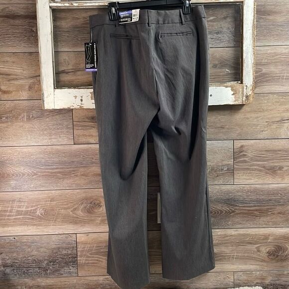 NWT GEORGE Women’s Classic Straight Leg Stretch Millennium Pant Sz 16P Char Gray - Picture 5 of 8